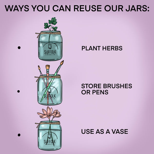 How To Reuse Candle Jars?