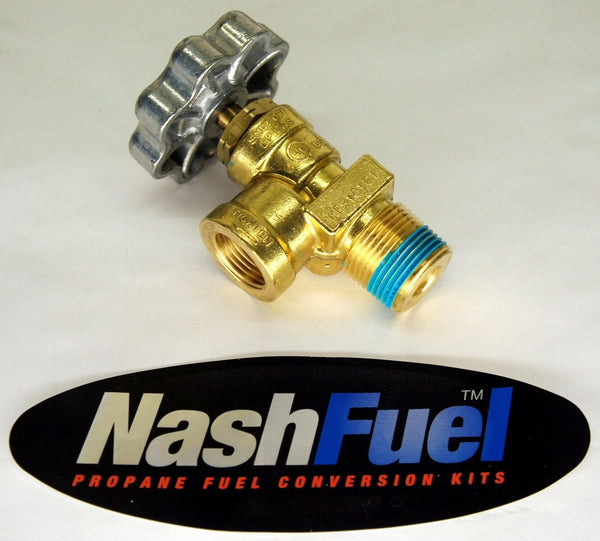 PROPANE TANK SERVICE VALVE 802146 COUPLER TANK 500 GALLON POL – Nash Fuel