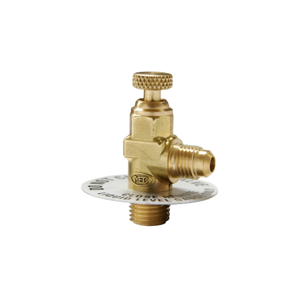 1LB Brass Propane Needle Control Valve, Disposable Adjustable Pressure  Propane Gas Regulator Valve with 1/4'' NPT Male Thread (Tapped M8 Female)