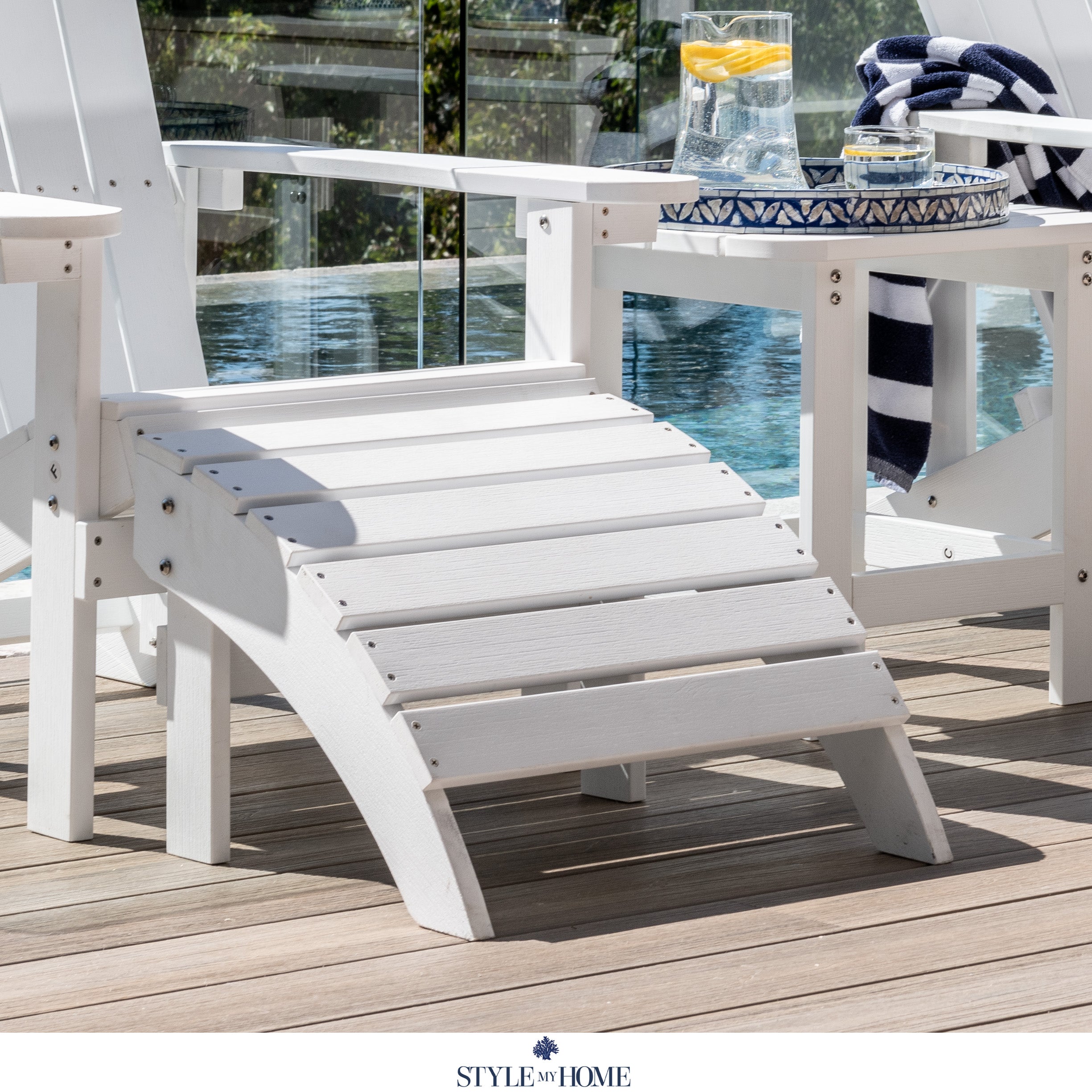 footrest for outdoor chair