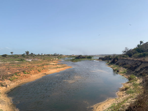 Sand mine come bird paradise in Gunjur