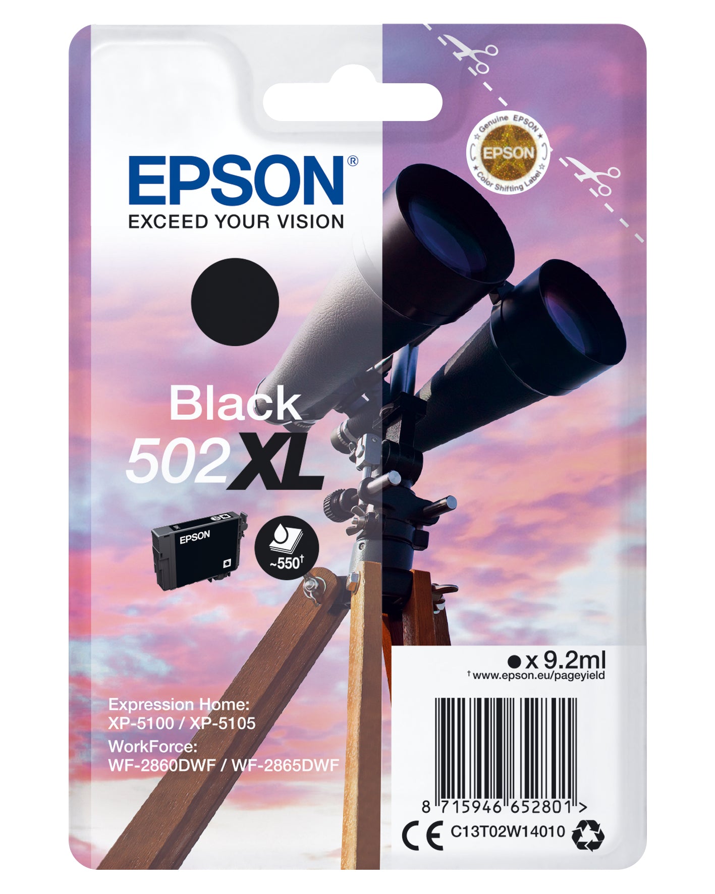 Compatible Ink Cartridge 503 XL for Epson (C13T09R24010) (Cyan)