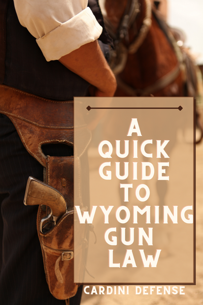 Gráfico de las leyes de armas de Wyoming