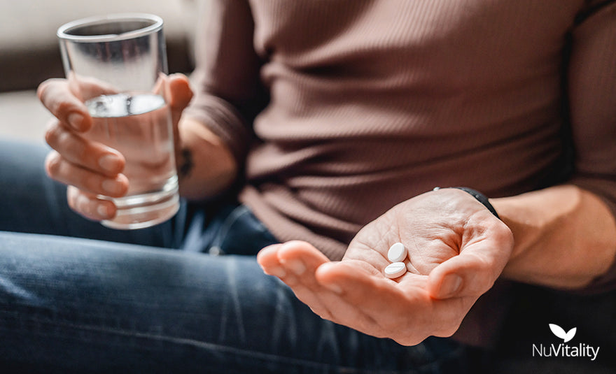 Person Taking a Medication