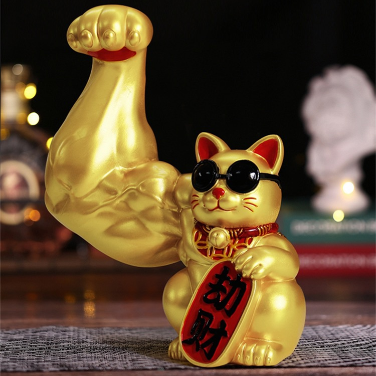 Neko Lucky Cat, with Wealth Good Luck Coming Japanese Lucky Cat, Healthy