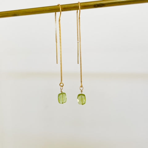 Peridot Gemstone Threaders 