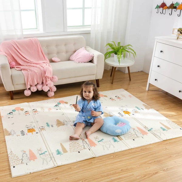 Tapis De Jeu Brillant Pour Bebe Portable Et Pliable Petit Enfant