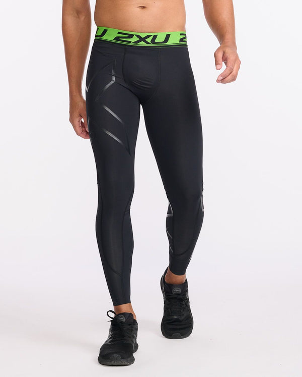  MIZOK Men's Solid Athletic Compression Pants Tights