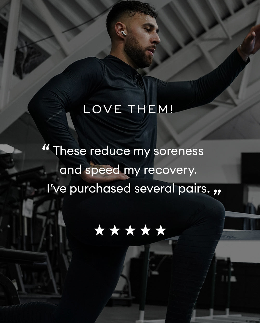 Men's compression gym leggings - ALLRJ