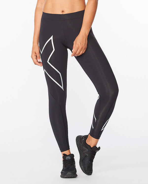  2XU Women's Force Mid-Rise Compression Tights with
