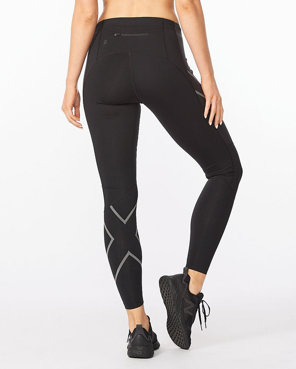 4.0 Women's MID Compression Tights Long (Black OPS Low Rise
