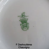 F Deshoulières Chauvigny Limoges Porcelain Mark