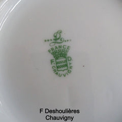 F Deshoulières Chauvigny Limoges Porcelain Mark