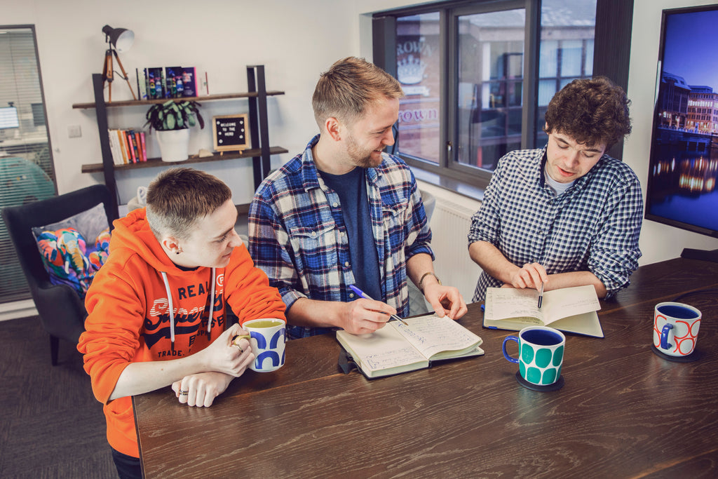 Matt, Ross and Chris in office