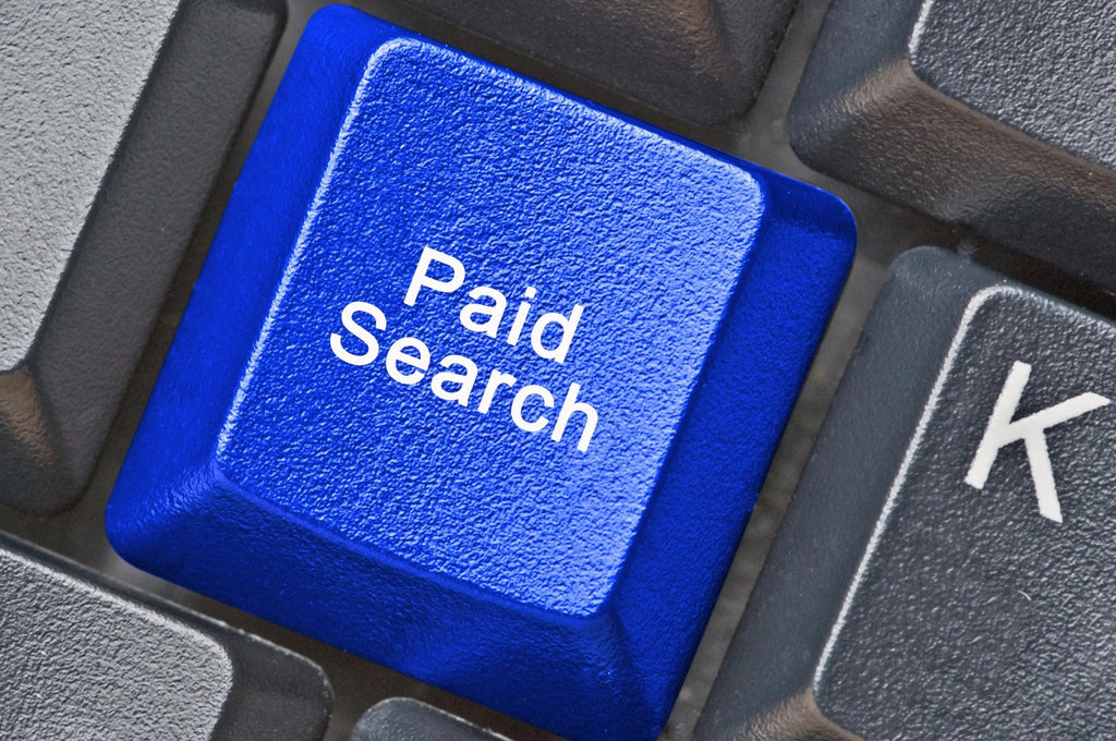 Paid search button graphic