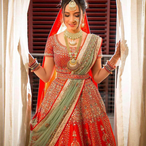 6 Amazing Ways To Drape Your Bridal Lehenga Dupatta And Look Like