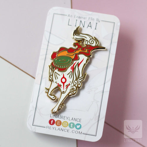 Amaterasu - Okami Enamel Pin