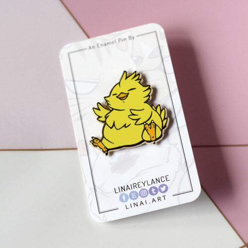 Fat Chocobo - Final Fantasy Enamel Pin