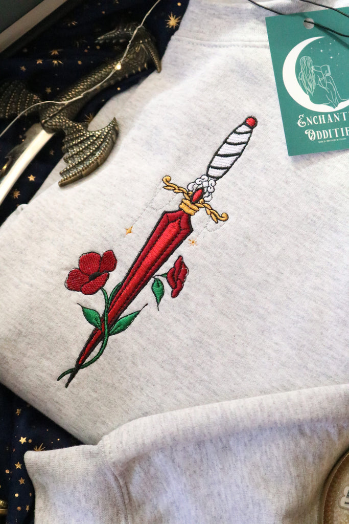 Bloodstone Dagger crewneck  Enchanted Oddities