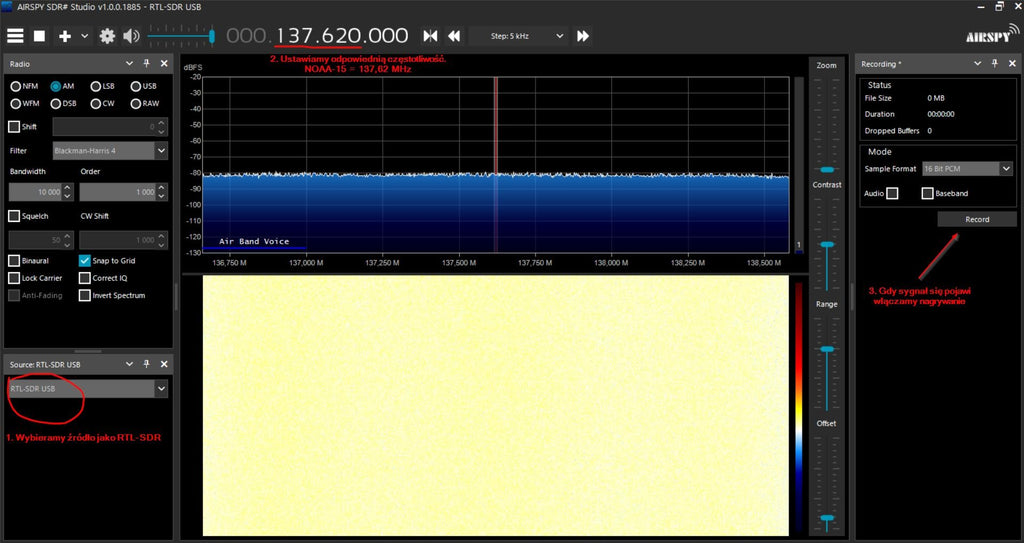 airspy rtl-sdr konfiguracja