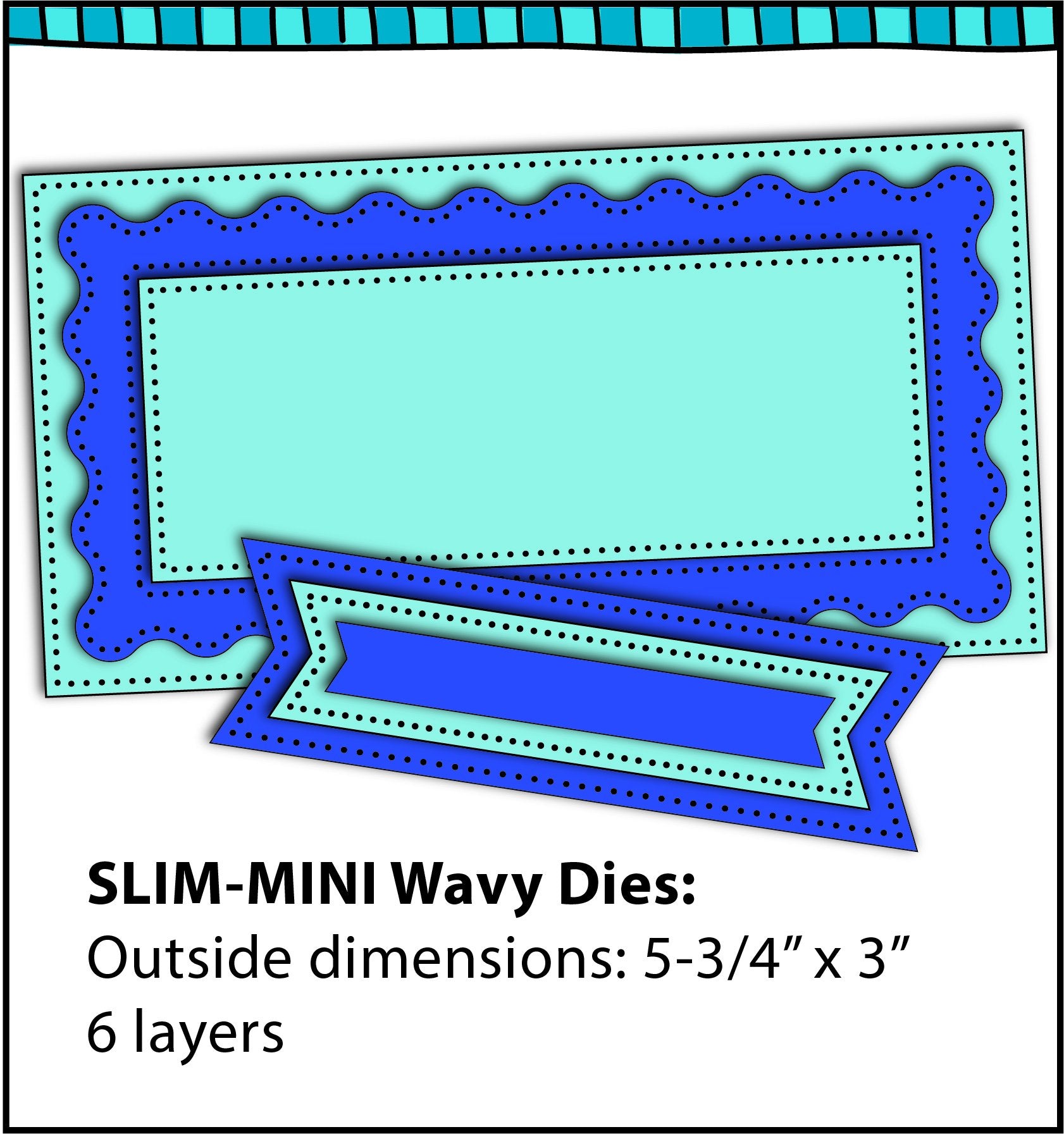 Download Die: Slim Mini Wavy Die-Layers - Purple Pinky Promises