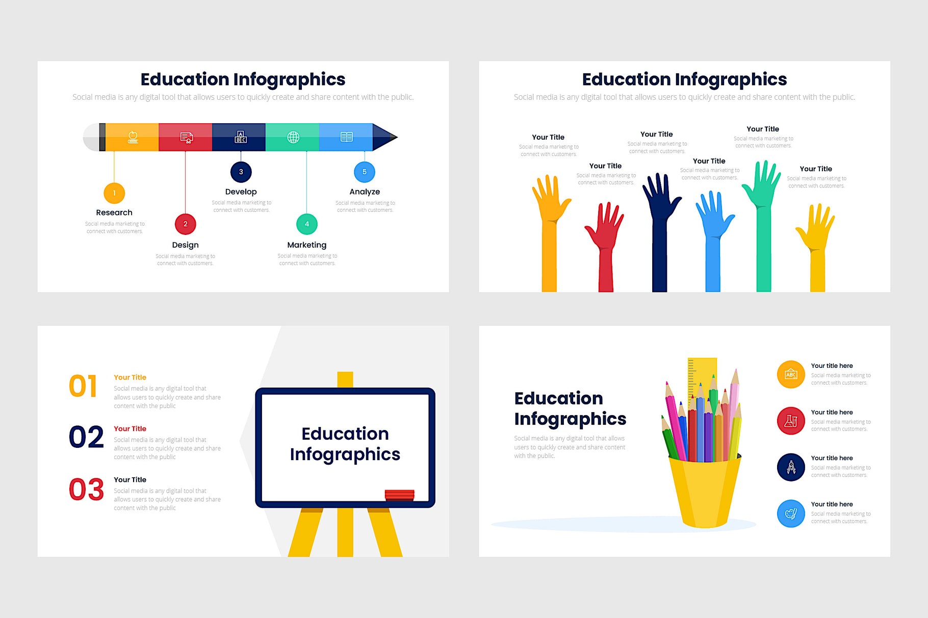 infographic template education