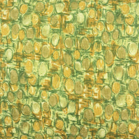 Greens Patterned Cotton Fabric - 4 1/4 yards x 40"