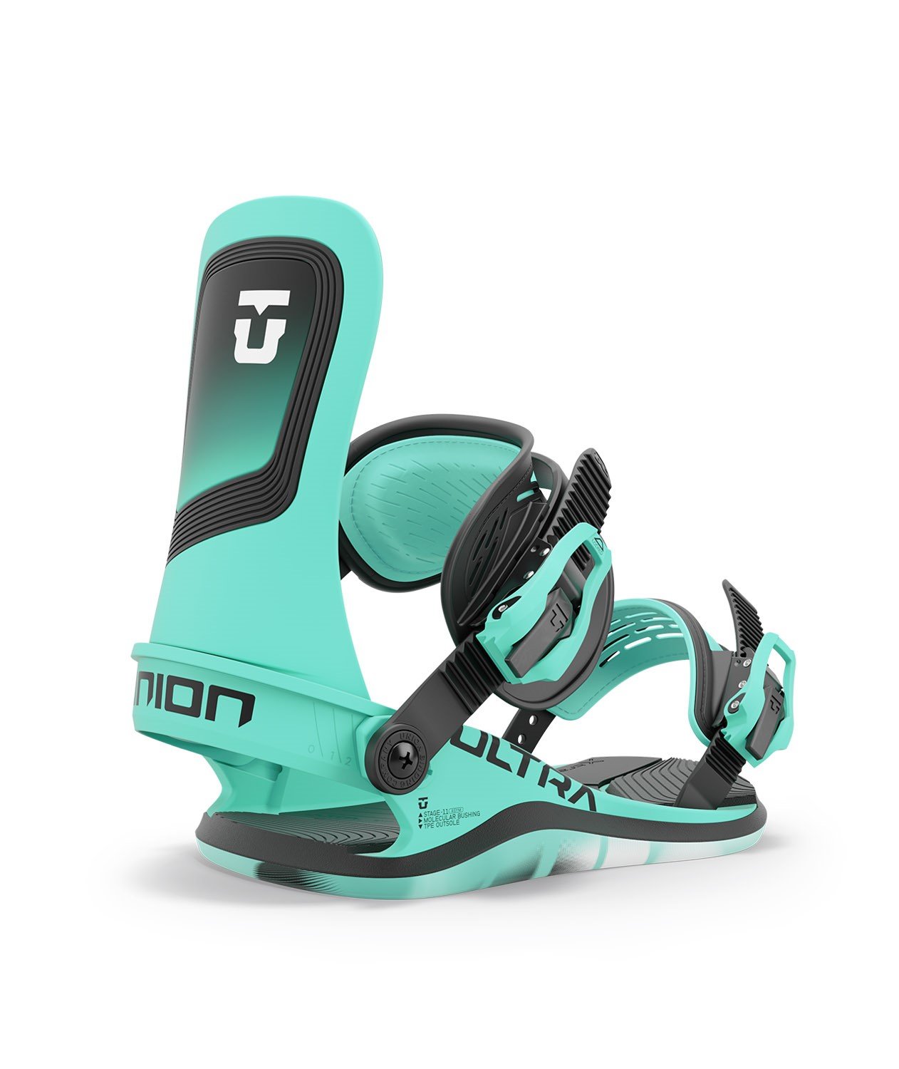 Union Ultra Snowboard Bindings Women's Medium (US 6.5-8.5) Aqua New 2025