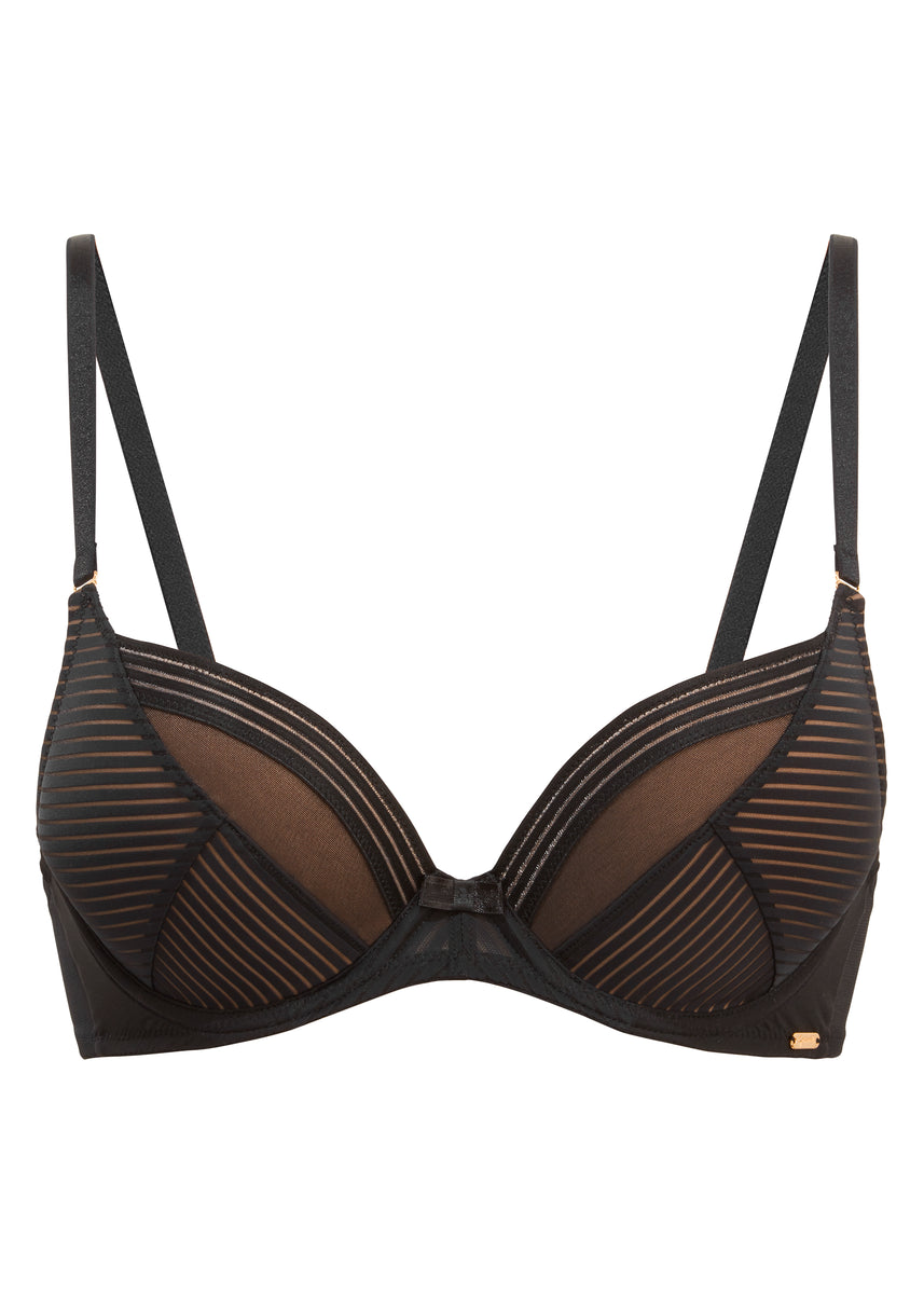 Gossard Sheer Stripe Bra – thefashionnet