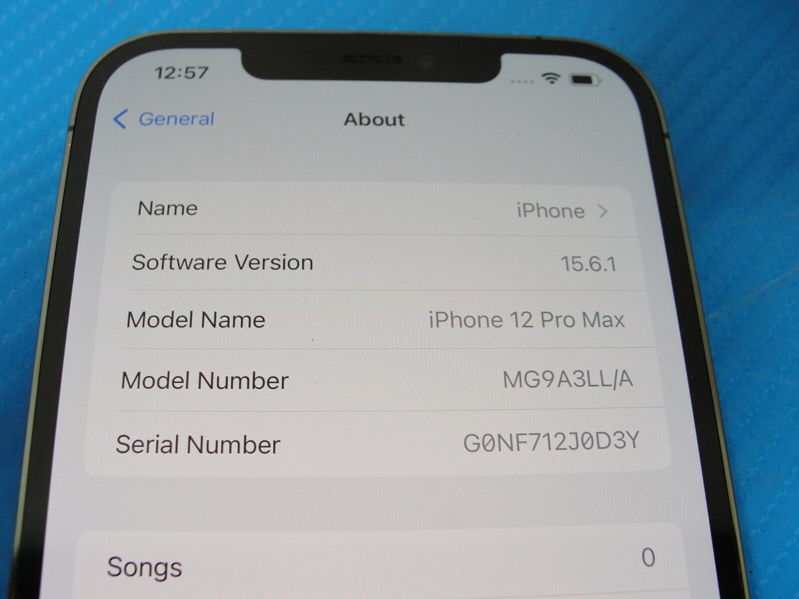  Apple iPhone 12 Pro Max, 128GB, Graphite - Unlocked