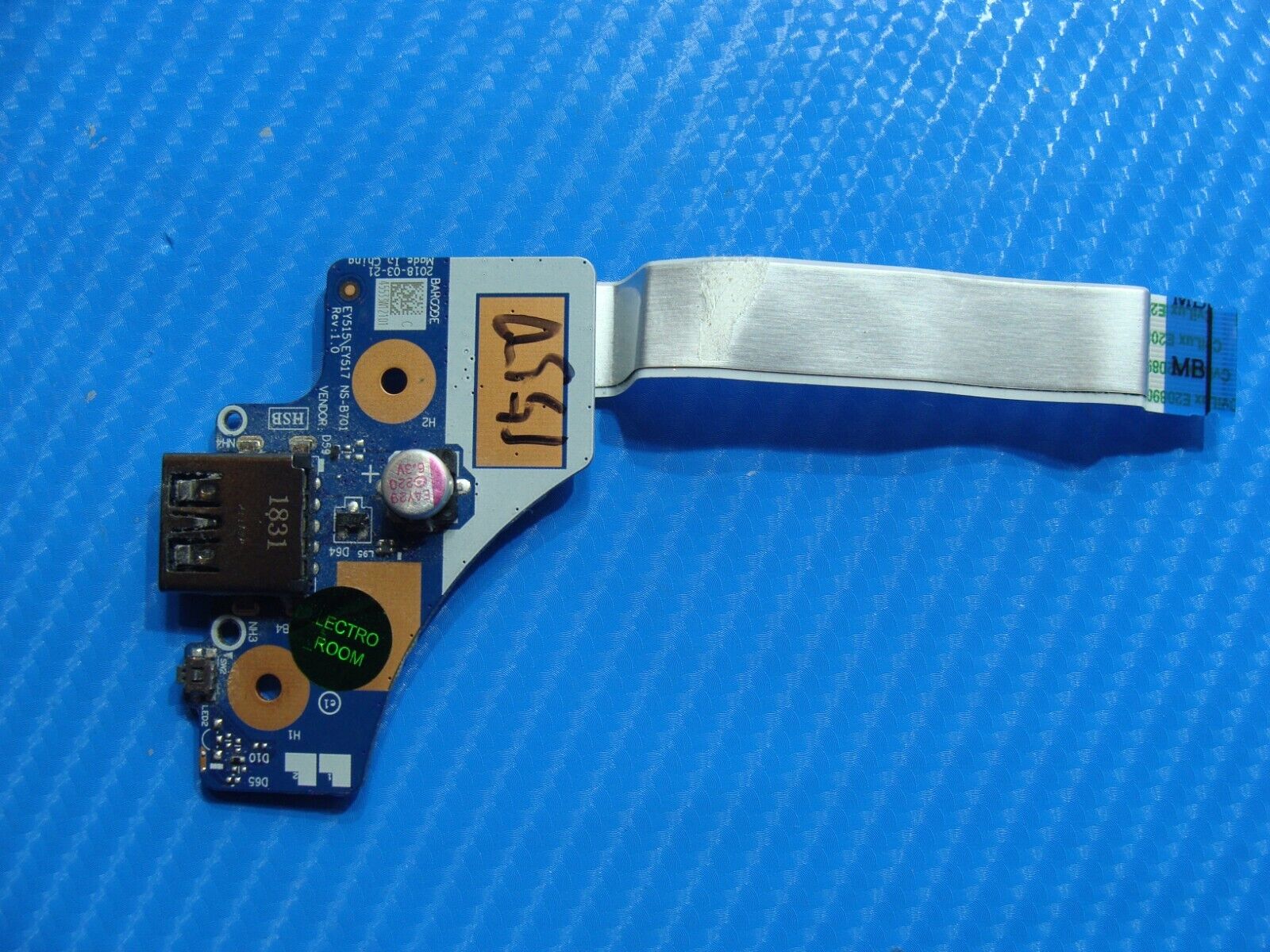 lave mad Byttehandel skraber Lenovo Legion Y530-15ICH 15.6" Genuine USB Port Board w/Cable NS-B701