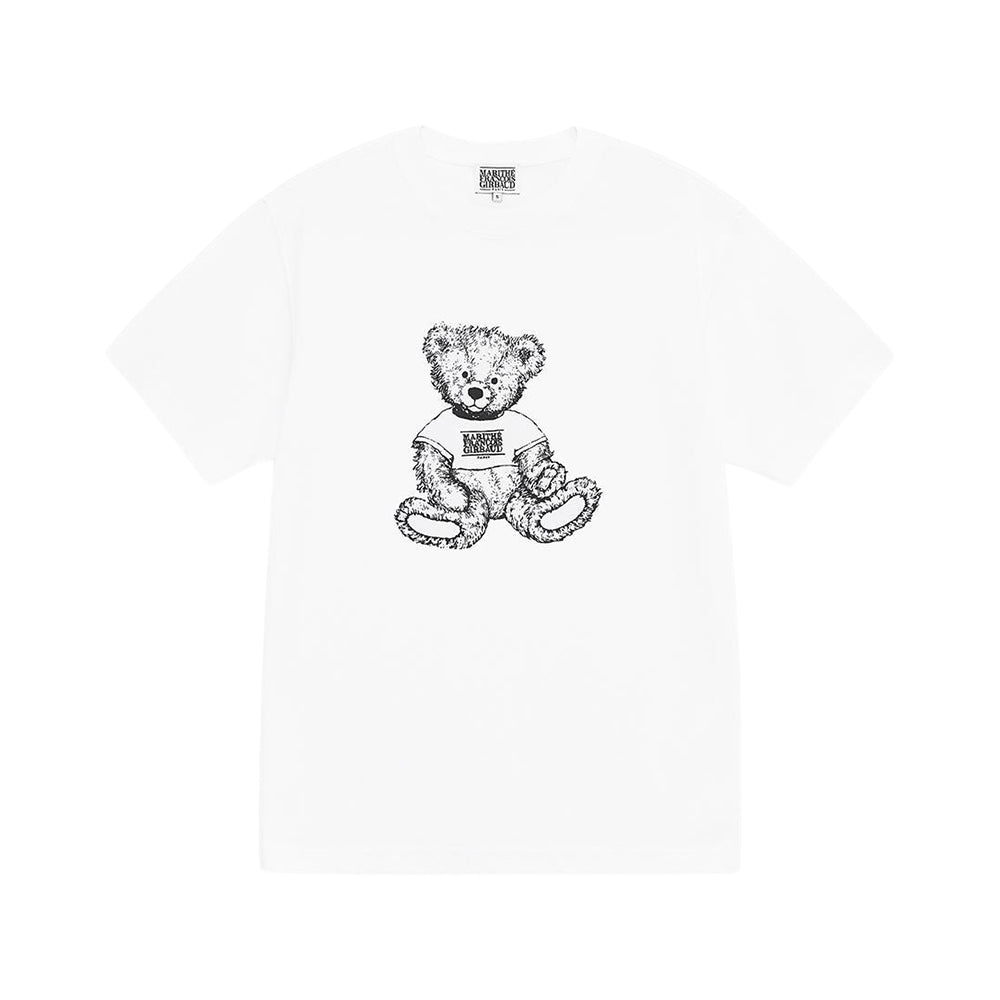 Marithé François Girbaud Doodle Bear T-Shirt White | Voila.id