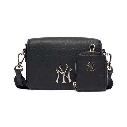 Jual MLB Monogram Hobo Bag NY Yankees - Black Original 2023