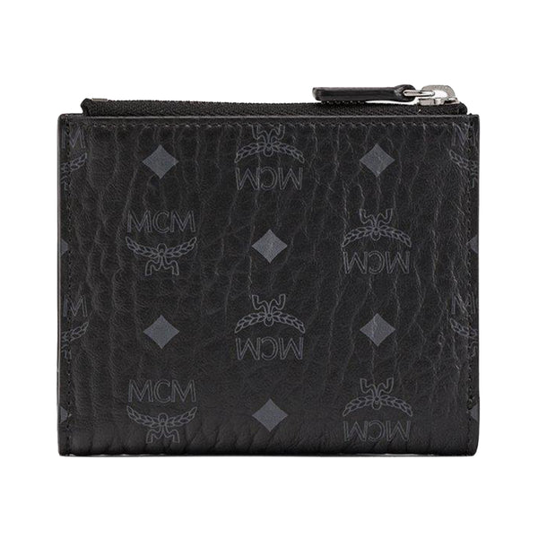 MCM Tracy Small Monogram Visetos Trifold Wallet