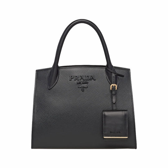 Shop PRADA Padded re-nylon tote bag (2VG082_2DXR_F0002_V_OOO