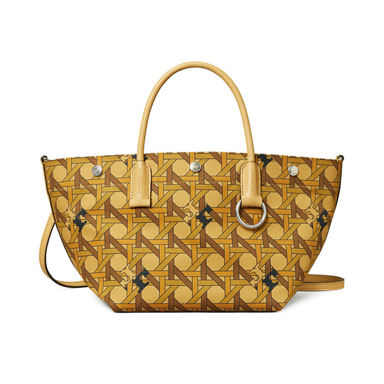 Liburan Large Checkered Tote Bag – Brown/Oat – Liburan Melbourne