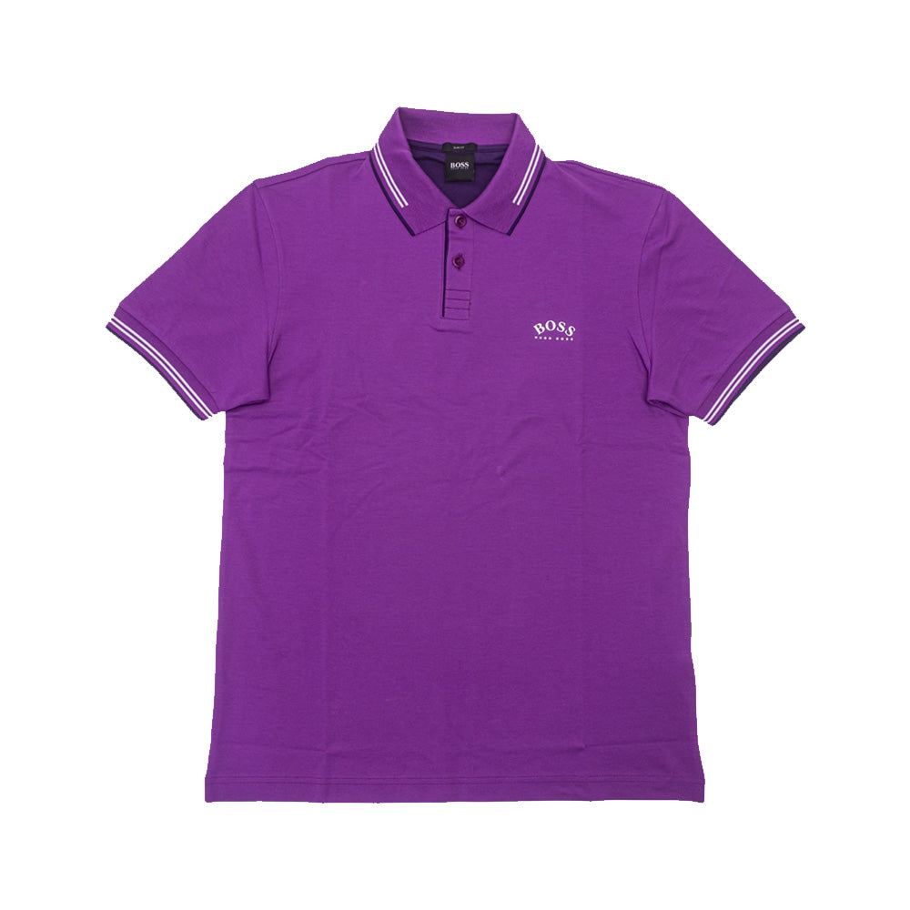 hugo boss lilac polo shirt