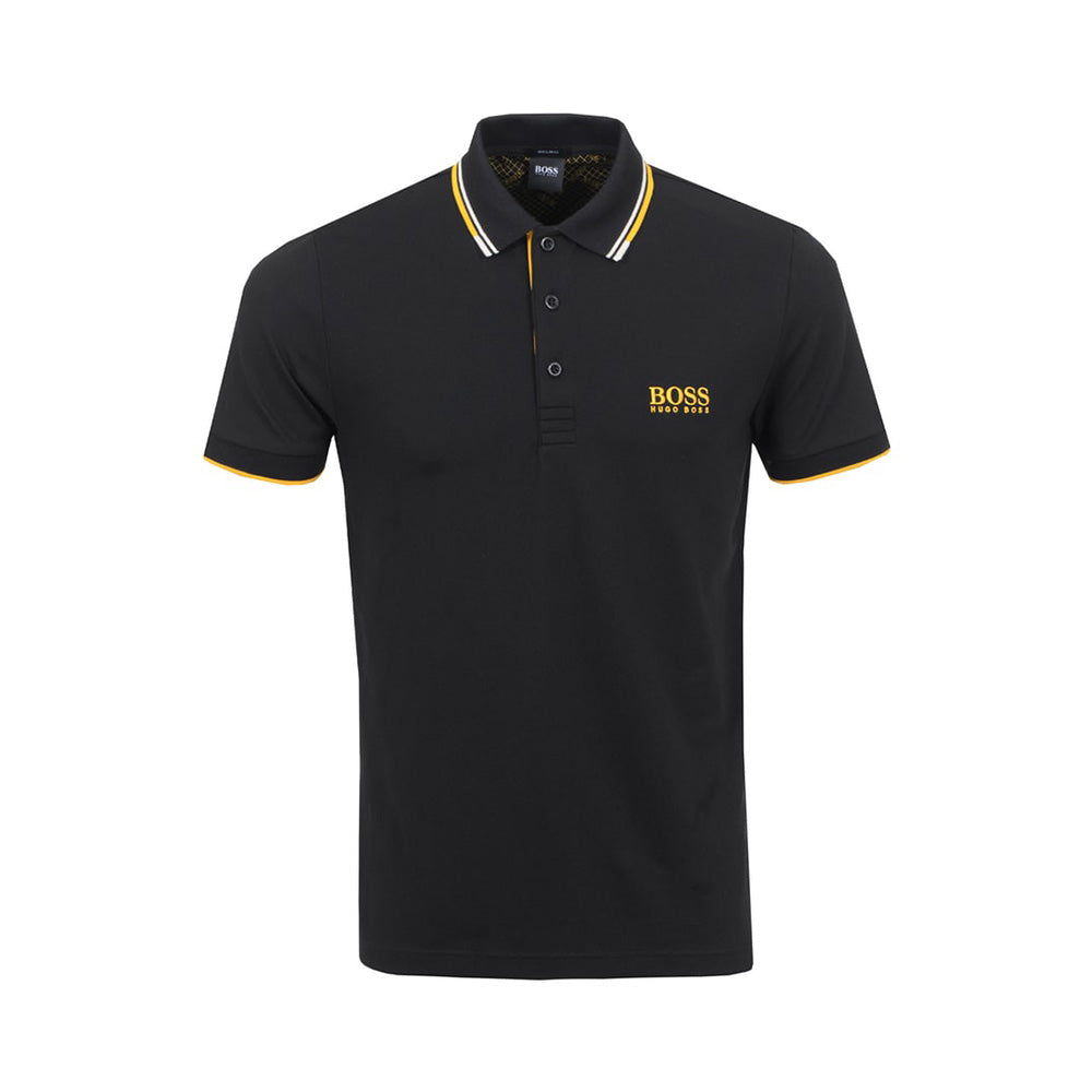 black golf polo shirt