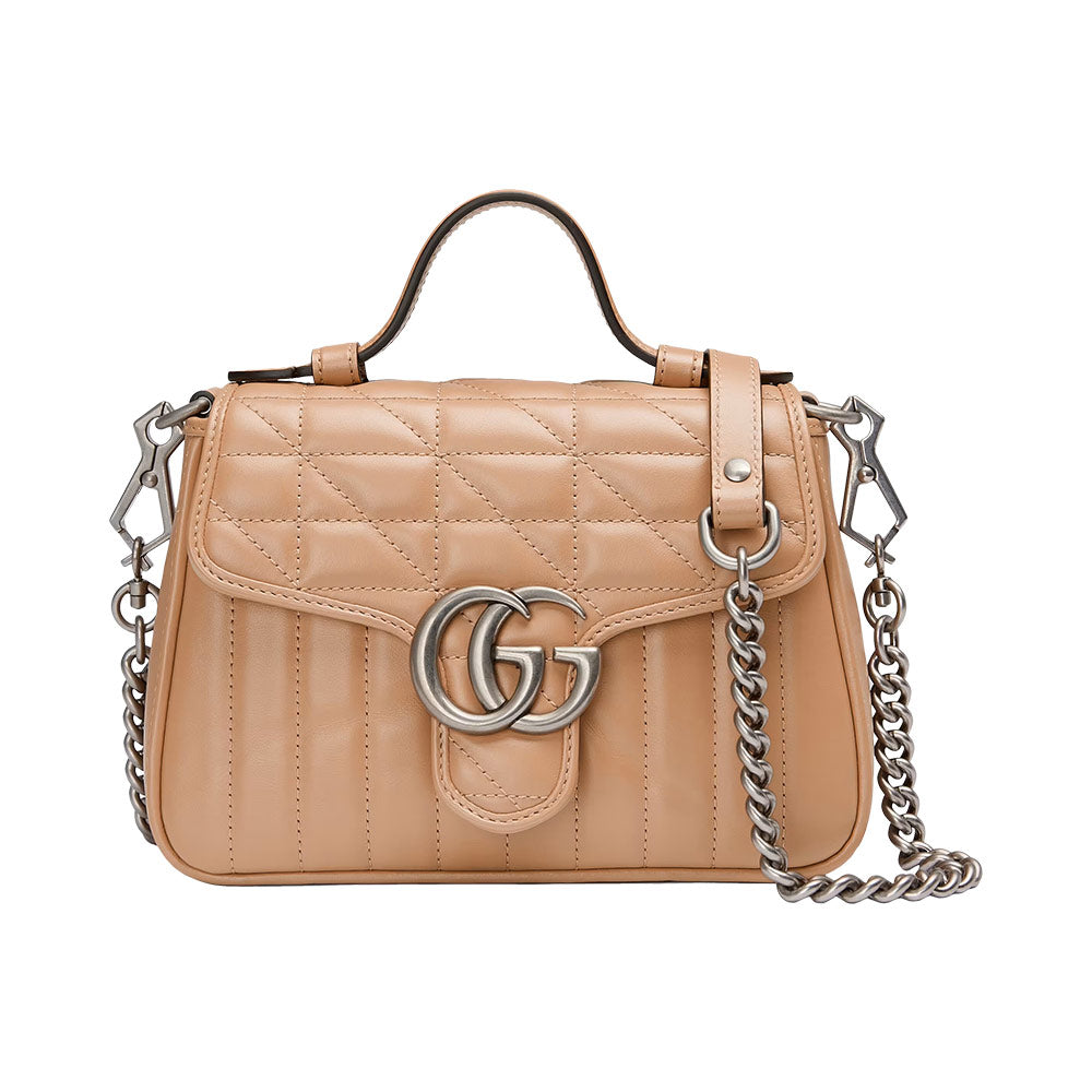 gg marmont top handle bag