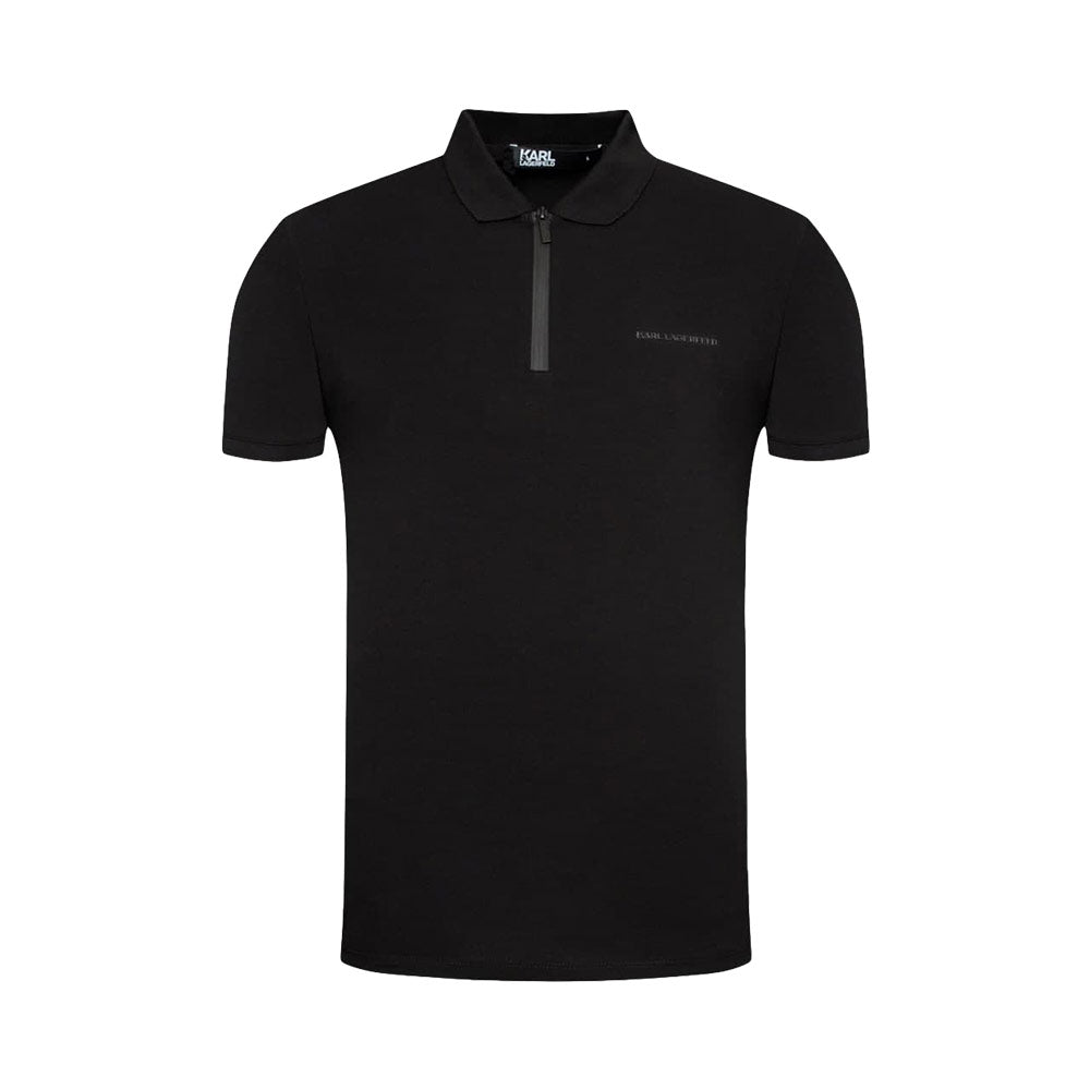 zip front polo shirt