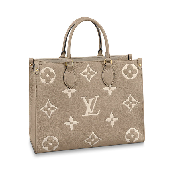 Louis Vuitton Diane Bicolore Tourterelle Creme Monogram Empreinte