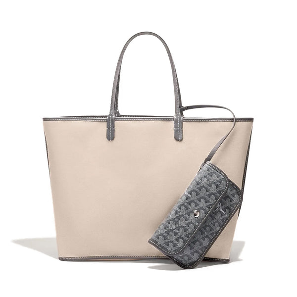 Goyard Rouette Structure PM Bag White Goyardine Palladium Hardware