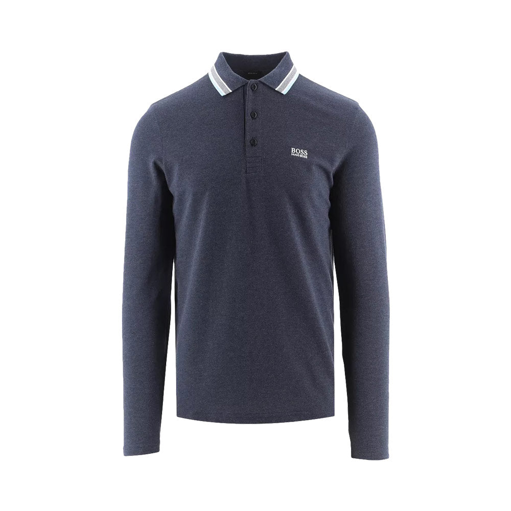 hugo boss navy blue polo