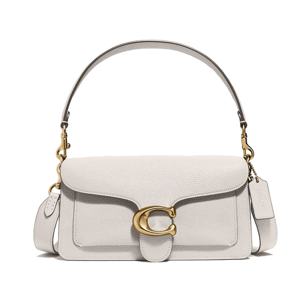 Coach Tabby Shoulder Bag 26 Leather Chalk 