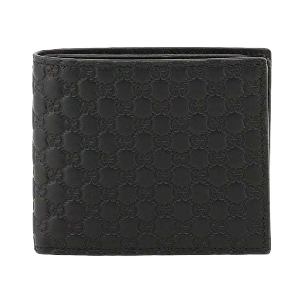 Gucci Wallet Monogram Bifold Coin Black 