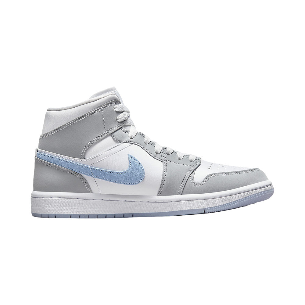 air jordan 1 mid white wolf grey