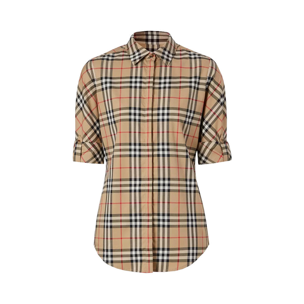 burberry flannel shirt womens