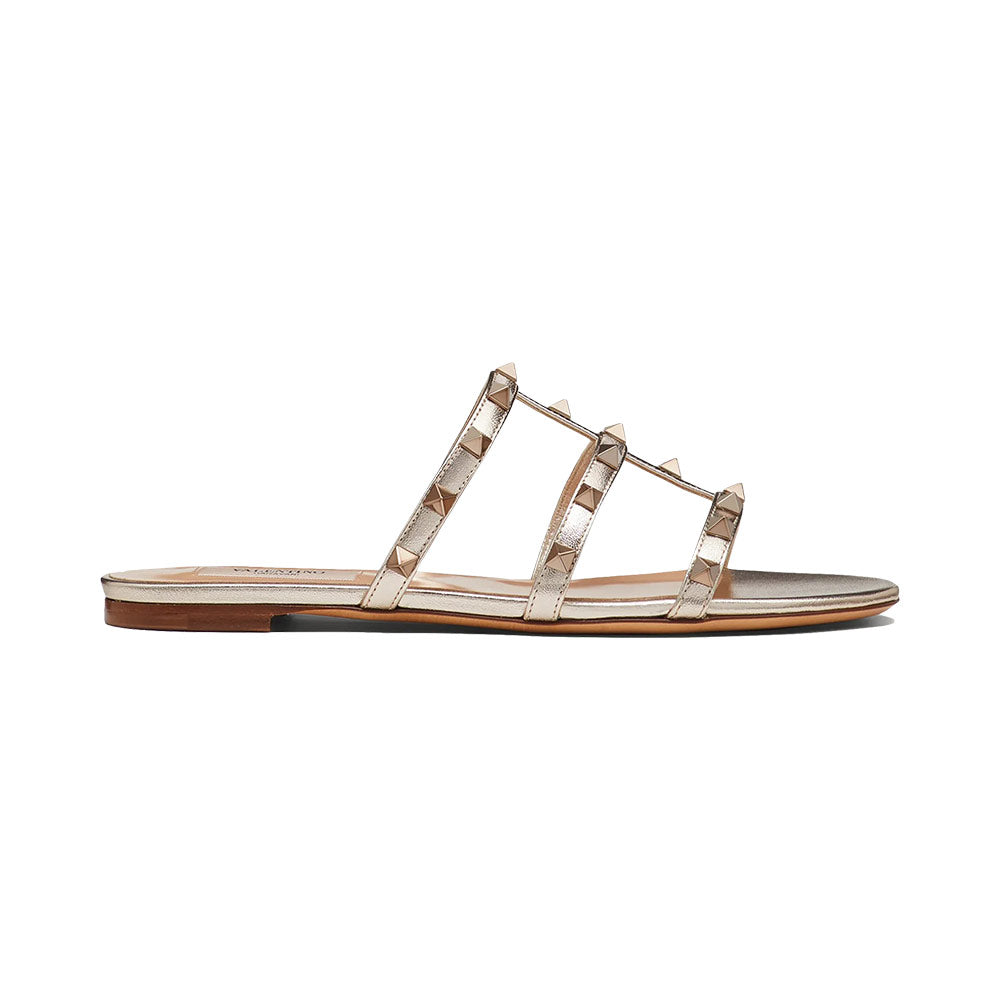 valentino metallic sandals