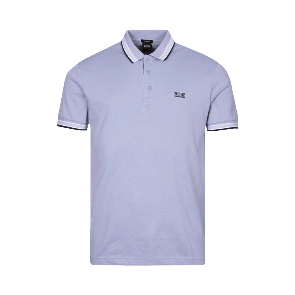 hugo boss lilac polo shirt