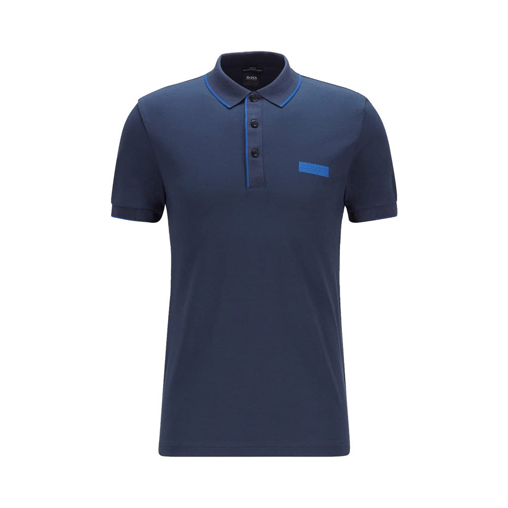 boss navy polo shirt